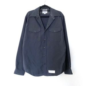 Authentic U.S. NAVY Official Uniform Size 16.5 - 36 Long Sleeve Button Up Shirt